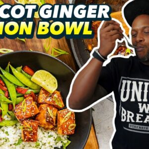 Weeknight Recipe - Apricot Ginger Salmon Nugget Bowl