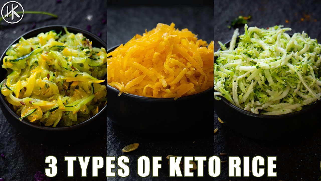 3 Kinds Of Keto Rice That Are NOT Cauliflower | Delicious Low Carb Rice ...