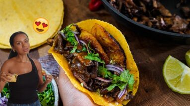 INSANE VEGAN JERK TACOS ???? you have fi try it 2 INSANE VEGAN JERK TACOS ???? you have fi try it