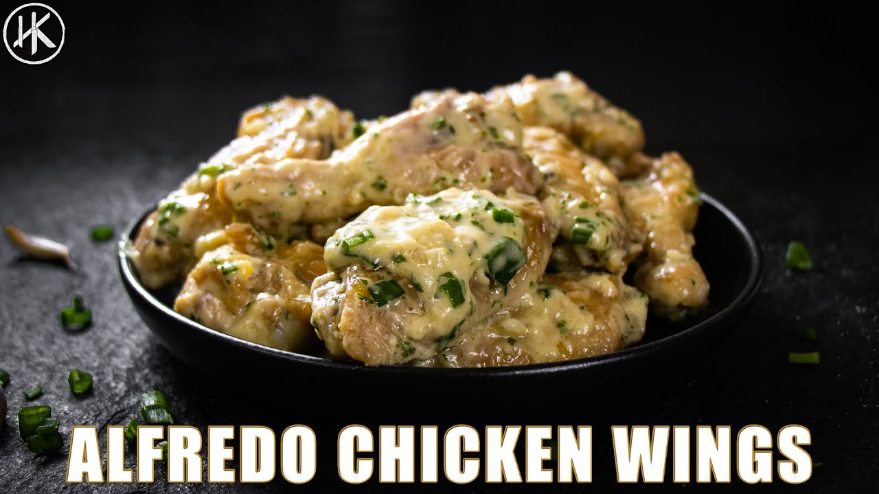 Keto Wings!!! Delicious Crispy Alfredo Chicken Wings (Inspired By Nick