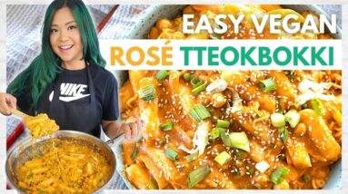 VEGAN ROSÉ TTEOKBOKKI RECIPE (SPICY KOREAN ROSÉ RICE CAKES) 16 VEGAN ROSÉ TTEOKBOKKI RECIPE (SPICY KOREAN ROSÉ RICE CAKES)