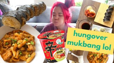 Eating Everything I Crave When HUNGOVER (Vegan) / Munching Mondays Ep.109
