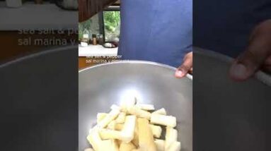 Air Fried Yuca #shorts #airfryer #yuca #airfried