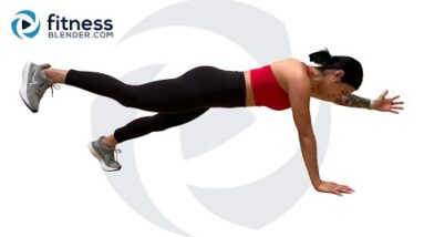 No-Equipment Upper Body Strength Descending Ladder with Cardio Intervals