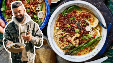 THE BEST meatless RAMEN recipe ever