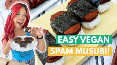 Vegan Spam Musubi Recipe! Perfect "On The Go" Meal!
