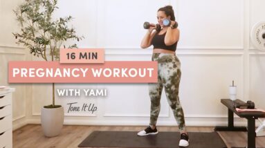 16 MINUTE PREGNANCY WORKOUT WITH YAMI