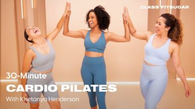 Pilates and Cardio Workout With Khetanya Henderson | POPSUGAR FITNESS