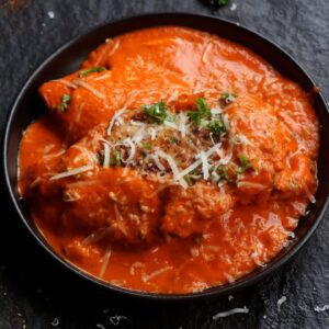 KETO RECIPE | Grilled Chicken In Red Pepper Sauce