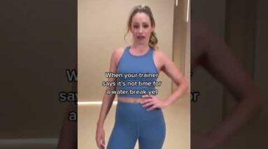 How to Get More Water Breaks During Your Personal Training Session | POPSUGAR Fitness | #shorts