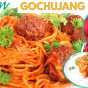 Vegan Gochujang Pasta | 10 Minute Recipe (My New Favourite Go To!)