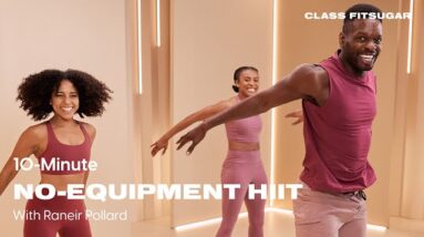 10-Minute, No-Equipment Cardio HIIT With Raneir Pollard | POPSUGAR FITNESS