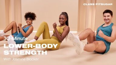 30-Minute Lower-Body Workout With Jasmine Blocker | POPSUGAR FITNESS