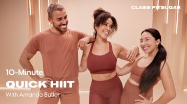 10-Minute HIIT Workout With Amanda Butler | POPSUGAR FITNESS