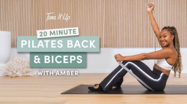 20 MINUTE PILATES BACK & BICEPS WORKOUT