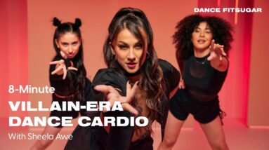 8-Minute Villain-Era Dance Cardio With Sheela Awe | POPSUGAR FITNESS