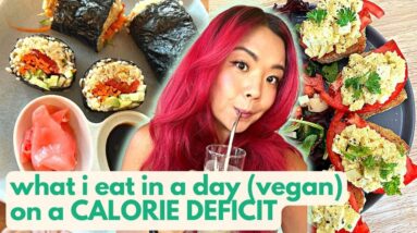 REALISTIC What I Eat in a Day to Lose Weight After Overeating (VEGAN) on a Calorie Deficit