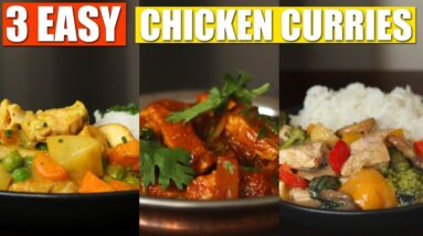 3 Easy Chicken Curry Dinners