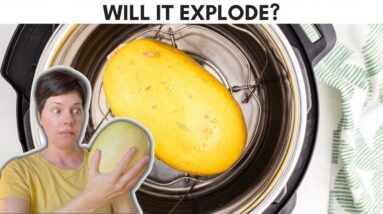 Instant Pot Whole Spaghetti Squash - Easy No-Cut Method