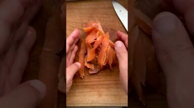 Lox Bagel with homemade smoked salmon