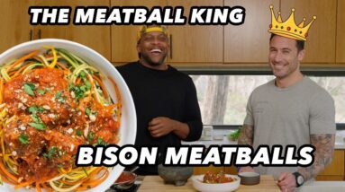 Michael Chernow's Bison Meatballs & Paleo Pasta