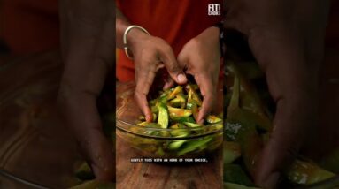 Spicy Peanut Cucumber Salad #recipe! #cooking #shorts #foodie #vegan  #healthy #healthyfood #lunch