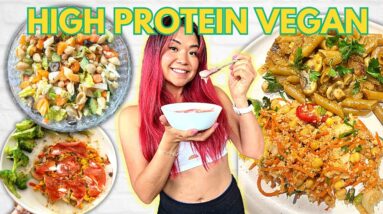 High Protein Vegan What I Ate In a Day (+100g of PROTEIN!)