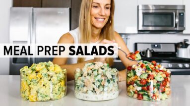3 Easy MEAL PREP Ideas for Summer Salad Recipes