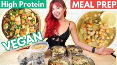 High Protein Vegan MEAL PREP For FITNESS!