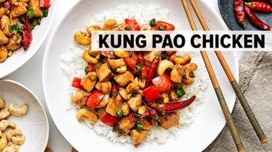 KUNG PAO CHICKEN | I'm obsessed with this stir fry recipe!