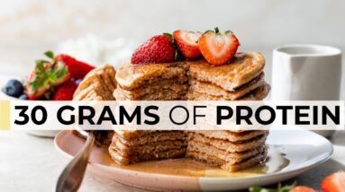 PROTEIN PANCAKES RECIPE | healthy breakfast idea