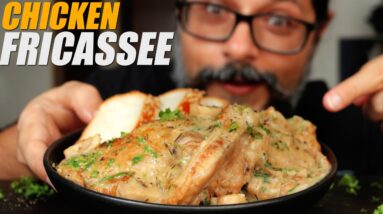 Indians try a classic French dish: Chicken Fricassee
