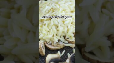 CREAM OF MUSHROOM PASTA #shorts