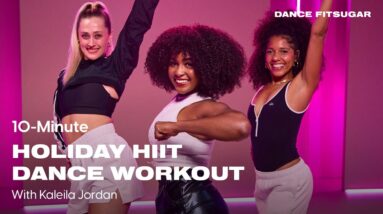 10-Minute Holiday HIIT Dance Workout