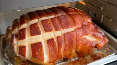 Headbanger's Kitchen is live slicing ham