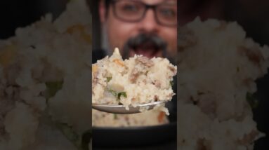 Beef 🥩 & bacon 🥓 Upma