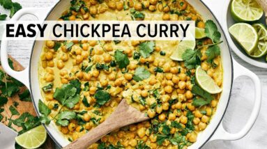 CHICKPEA CURRY | Easy Vegan Curry Recipe!