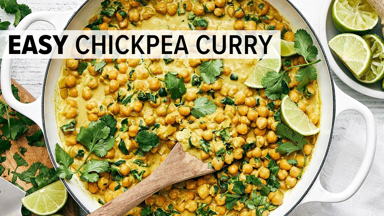CHICKPEA CURRY | Easy Vegan Curry Recipe!