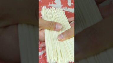 5 MINUTE high protein noodle soup #korean #shorts