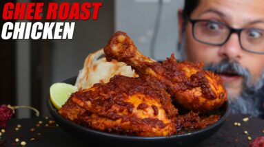 SPICY Ghee Roast Chicken from Karnataka