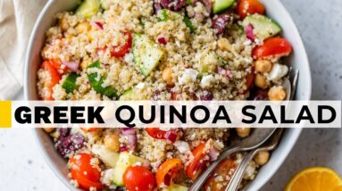 BEST QUINOA SALAD | 25-minute recipe, perfect for meal -prep