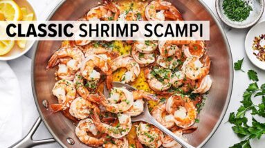 SHRIMP SCAMPI | An Easy 10-Minute Dinner Recipe!