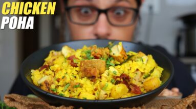 The BEST ALU POHA recipe