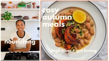 What I Eat in a Day | Cosy, Warm Nourishing Whole Food Meals & Prep for Autumn 🍂